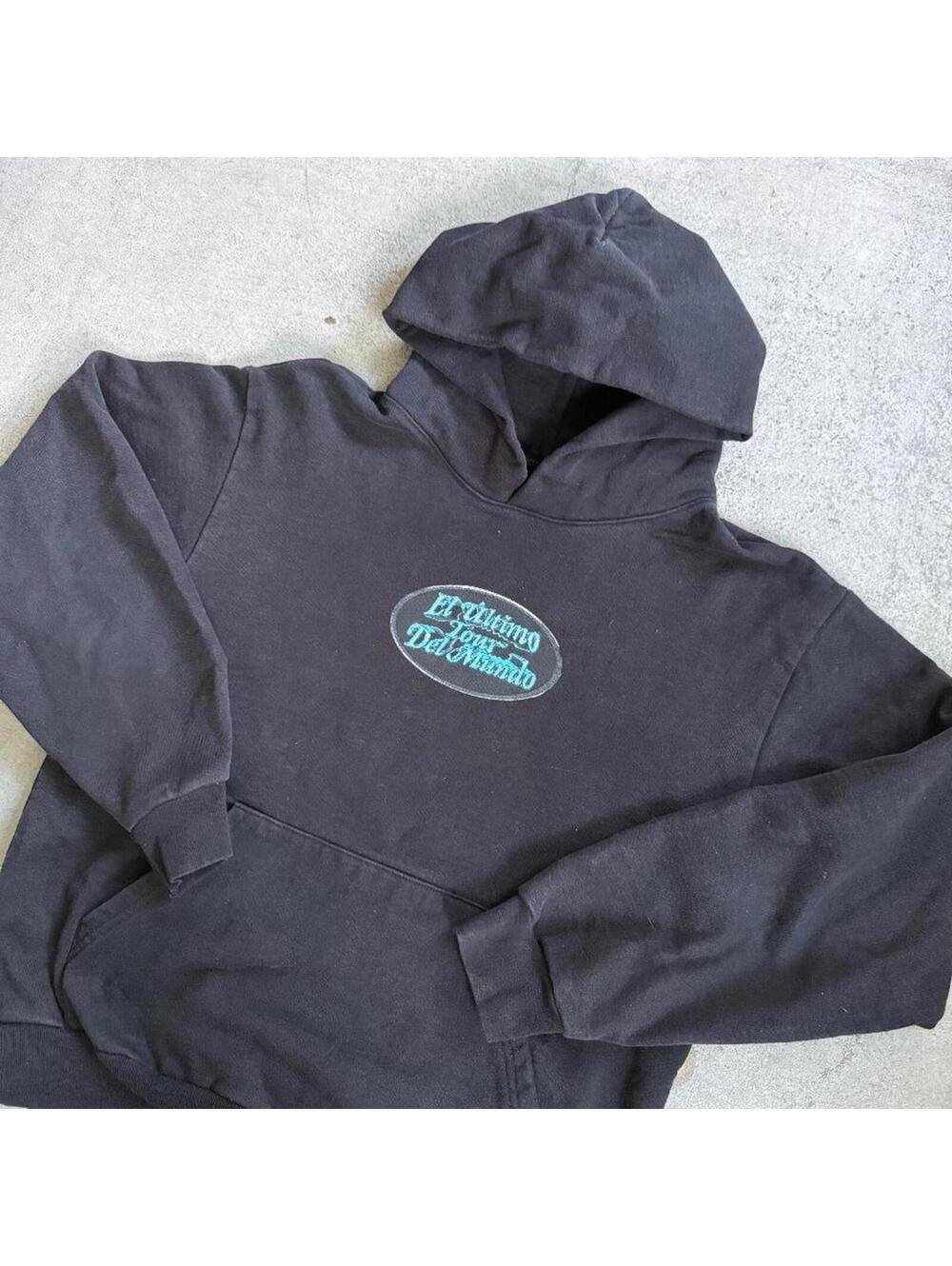 Bad Bunny El Ultimo Tour Del Mundo Black 2022 Merch Hoodie Sweatshirt - Picture 2 of 6